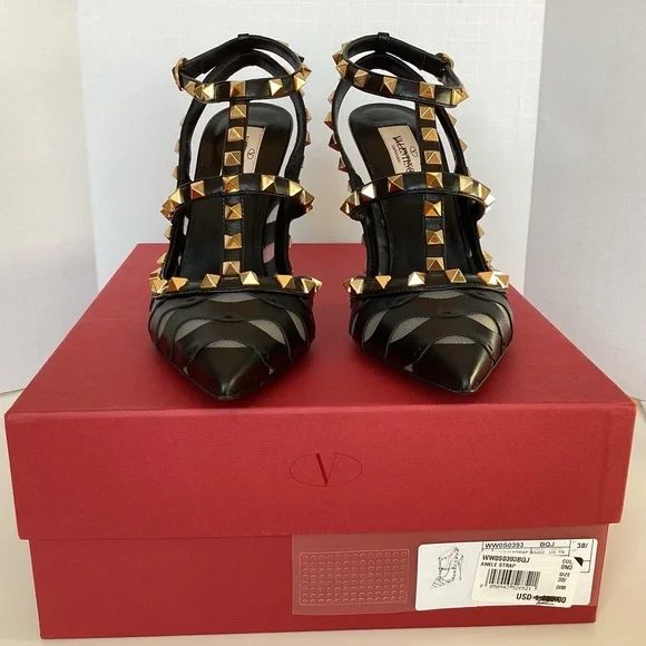 靴 VALENTINO GARAVANI 38,5 Rockstud Valentino Garavani | Shoes | Valentino Rockstud Caged 0
